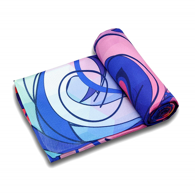 customized print yoga towel