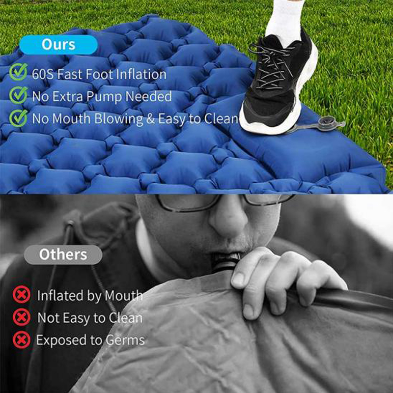colchón de aire inflable para dormir al aire libre