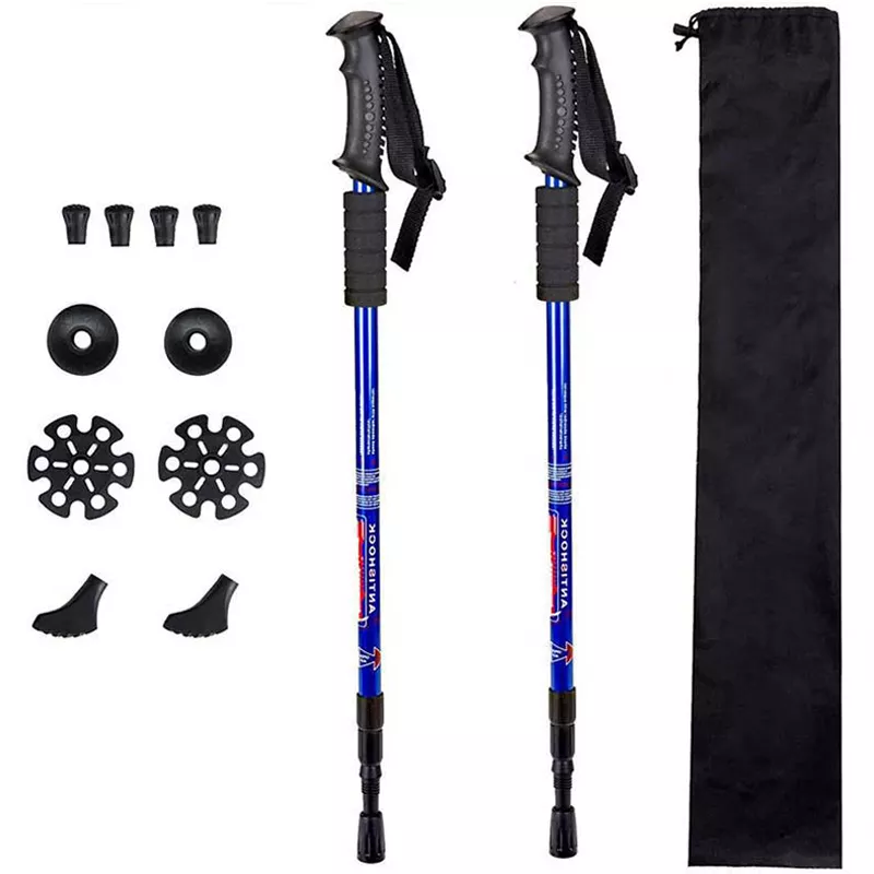 bastón de trekking de bloqueo exterior