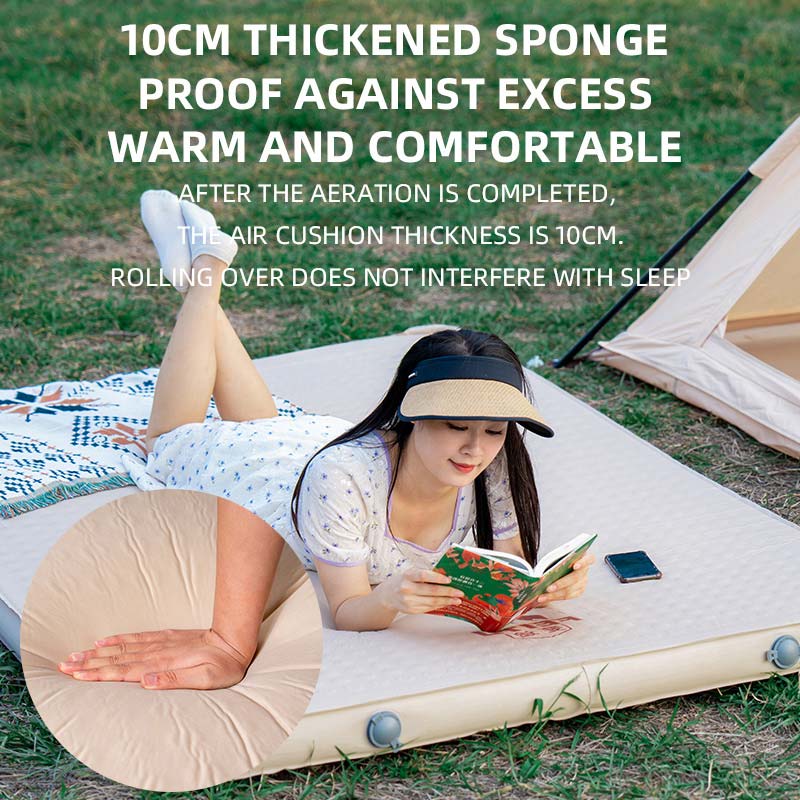 colchón portátil de espuma para acampar al aire libre