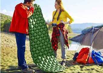 colchoneta inflable para acampar colchoneta para dormir inflar