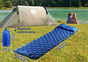 Colchoneta de aire para dormir/colchoneta inflable para acampar