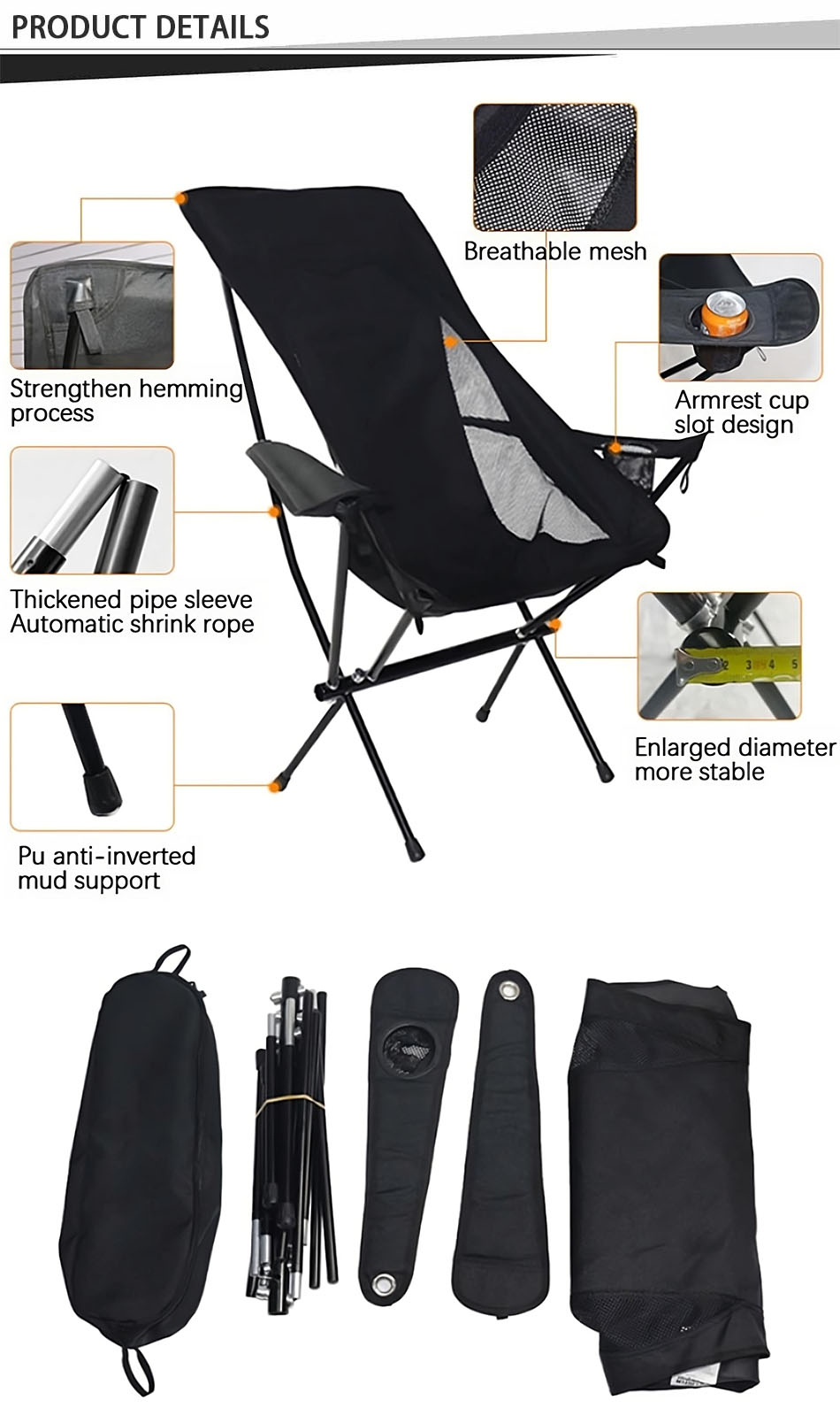 silla de camping ligera