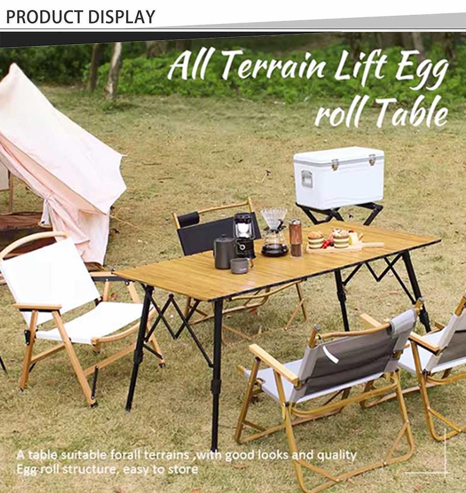 Distribuidor de mesa de picnic plegable al aire libre