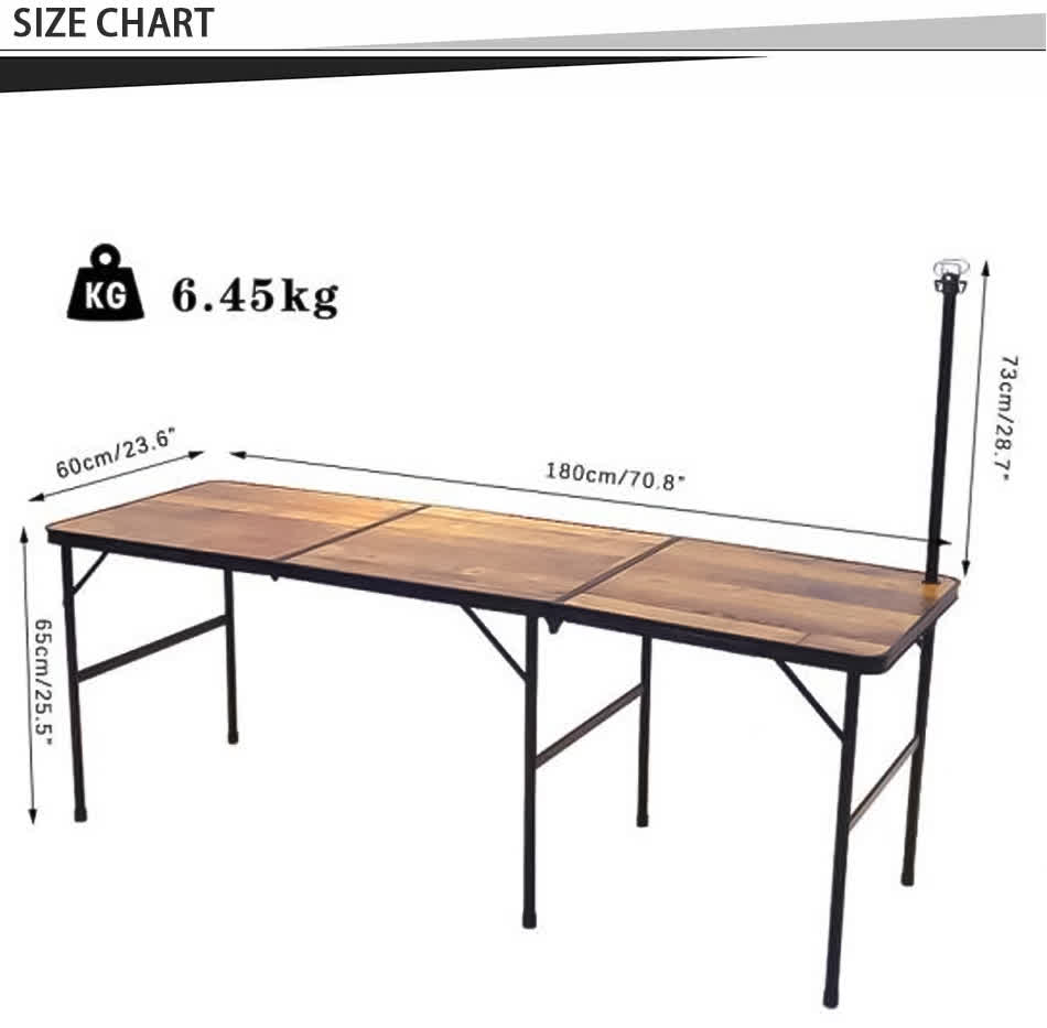 mesa de picnic de aluminio de lujo