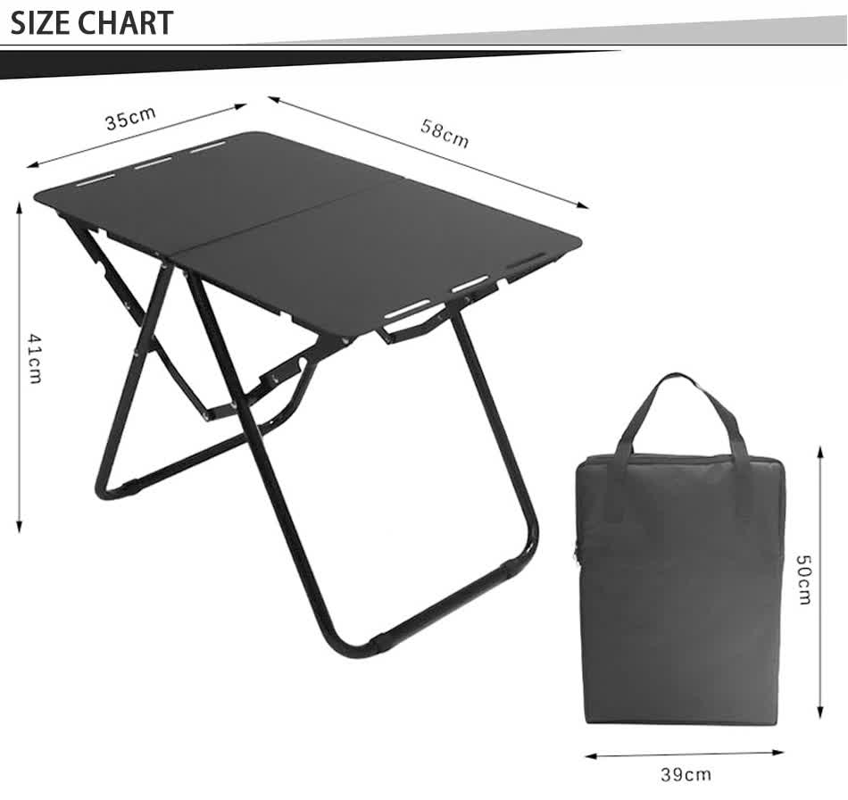 La mejor mini mesa de campamento para picnics.