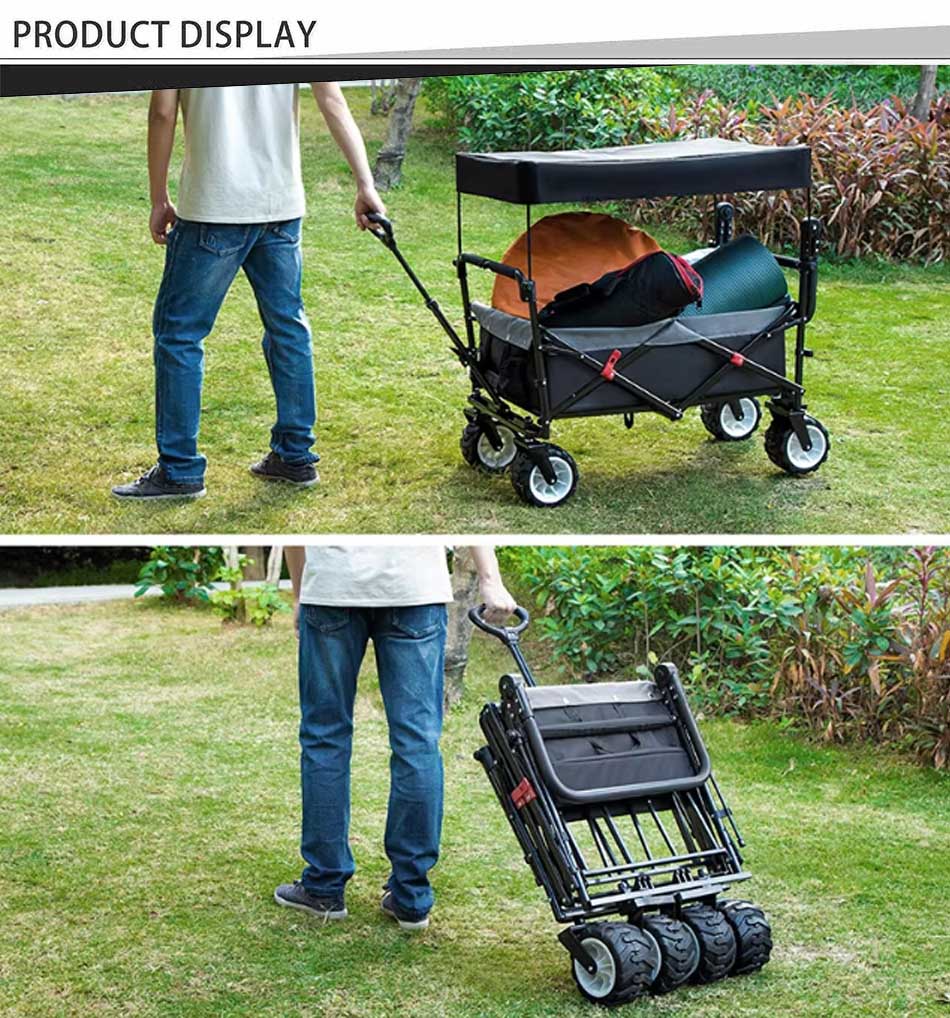 carrito de playa con ruedas grandes