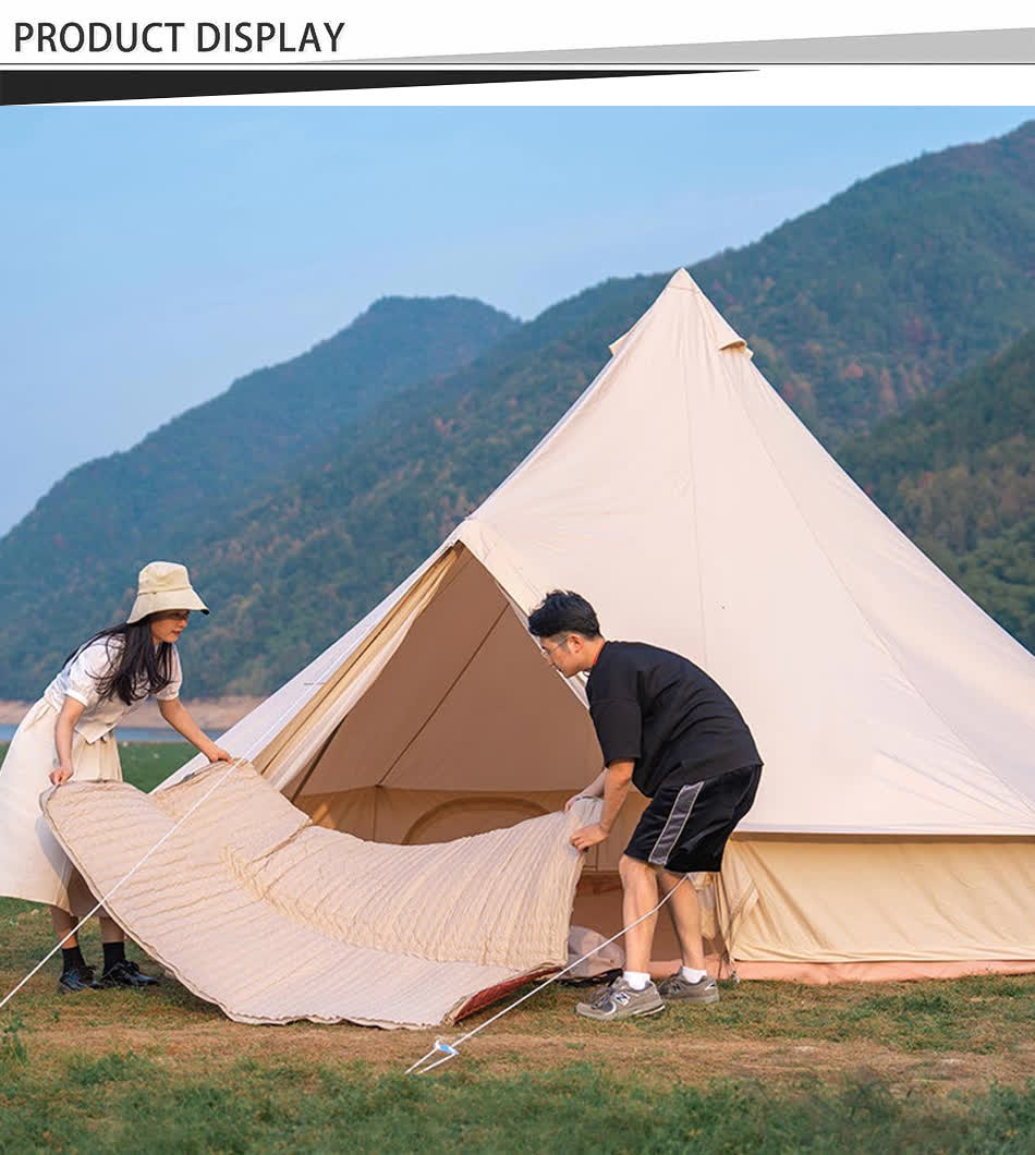 pantalla de almohadilla de campamento autoinflable