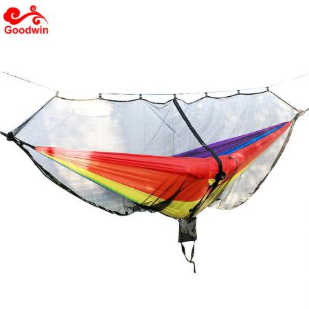 Protección de 360 ​​° Perfect Mesh Camping Hamaca Bug & Mosquito Net 