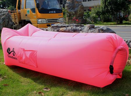 Ligero nuevo fácil inflar sofá de aire silla de sofá al aire libre 