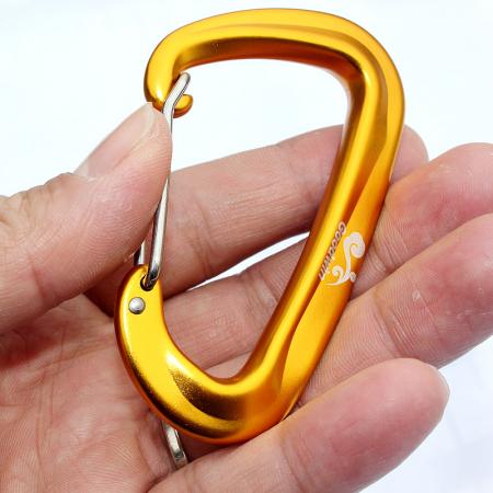 Gancho de aluminio del anillo D mosquetón de gancho para colgar 