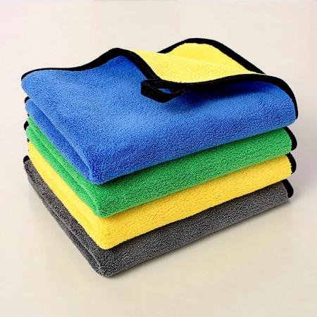 Toallas de felpa de secado rápido de toalla de microfibra para auto toalla de coche 