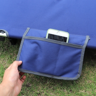 Cuna de camping plegable ligera de aluminio de alta calidad para adultos, cama portátil para dormir al aire libre con bolsa de transporte