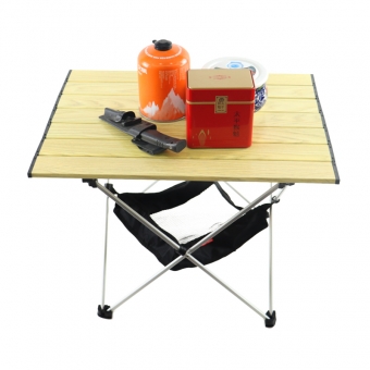 mesa de camping plegable con patas de aluminio regulables en altura para camping party picnic BBQ
