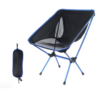 silla plegable ligera para campamento de playa con bolsa de transporte fácil de transportar