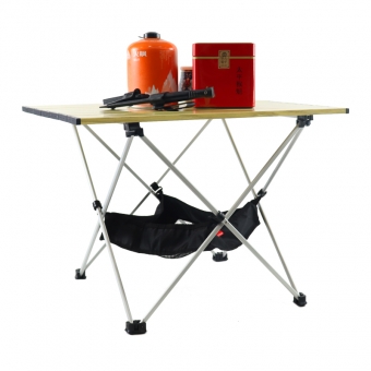 Mesa plegable para acampar portátil ajustable en altura de alta calidad OEM/ODM