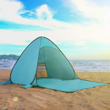 carpa de playa pop-up liviana caliente de amazon con bolsa de transporte 