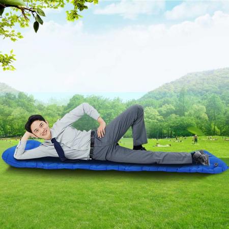 Almohadilla de dormir personalizada súper suave para acampar para mochileros de senderismo 