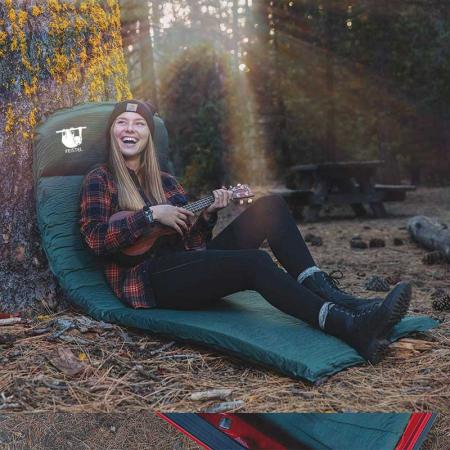 Almohadilla inflable portátil para dormir para acampar al aire libre 
