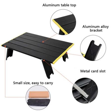 mesa de picnic plegable mesa de altura ajustable mesa de exterior mesa plegable portátil ligera para picnic 