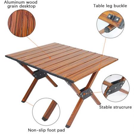 mesa de camping mesa plegable para exteriores mesa ligera plegable portátil para picnic en la playa 