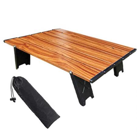 Mesa plegable para acampar, mesa para exteriores, mesa ligera plegable portátil para picnic en la playa 