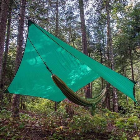 2022 amazon hot hamaca cubierta hamaca lluvia mosca para acampar senderismo 
