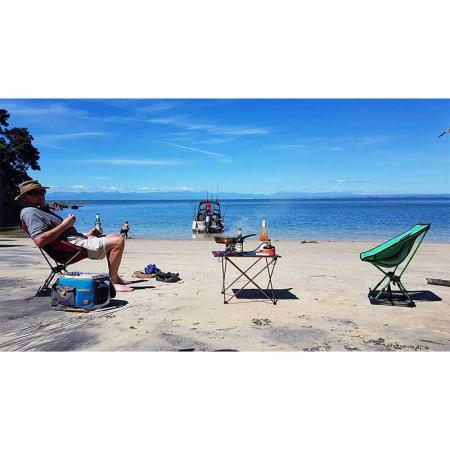 Silla de camping plegable ultraligera para barbacoa, picnic, pesca, playa portátil al aire libre para festival 