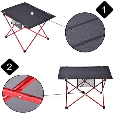 mesa plegable mesa de camping portátil mesas de picnic plegables mesa de playa de lona impermeable para acampar al aire libre en la playa 