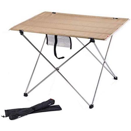 pequeña mesa de camping portátil que se pliega y es liviana para barbacoas de picnic al aire libre 