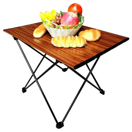 Pequeña mesa de camping plegable Mesa de picnic plegable plegable en una bolsa 