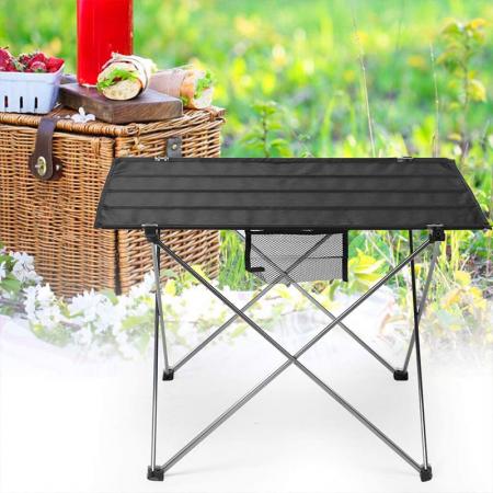 mesa auxiliar de camping portátil para picnic al aire libre 