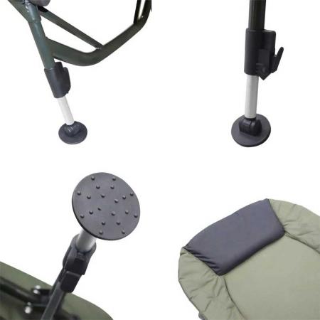 llegada reforzado footpads equipo de camping cama cama plegable cuna de camping 