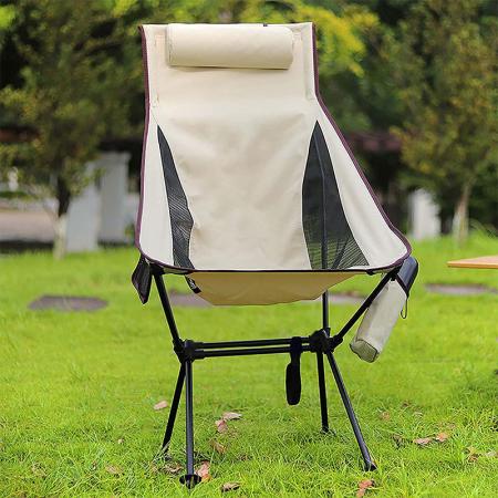 silla de camping de tela plegable silla de luna plegable silla de camping de pesca al aire libre plegable ultraligera portátil al aire libre 