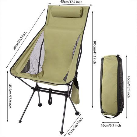Juego de mesa y silla para exteriores, sillas portátiles para acampar, silla compacta plegable ultraligera para senderismo al aire libre, mochilero, picnic, playa 