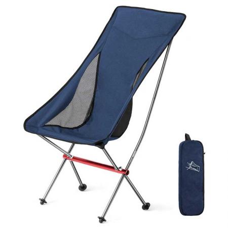 Silla plegable para exteriores, silla ultraligera para acampar, sillas de playa portátiles con respaldo alto, sillas plegables para exteriores para campamento al aire libre 