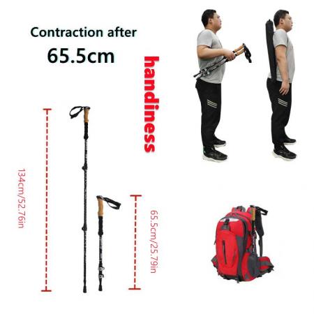 bastones para caminar de aleación de aluminio caliente de amazon ligeros para caminar 075 bastones de trekking 
