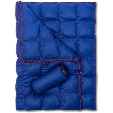 Manta plegable impermeable para acampar al aire libre, manta de plumón de nailon portátil para clima frío 