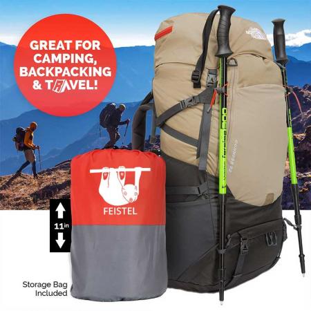 Almohadilla para dormir autoinflable de primera calidad, acolchado de espuma liviano y aislamiento superior, ideal para ir de excursión y acampar 