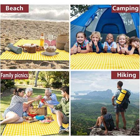 manta de picnic extra grande impermeable , ideal para acampar en la playa 