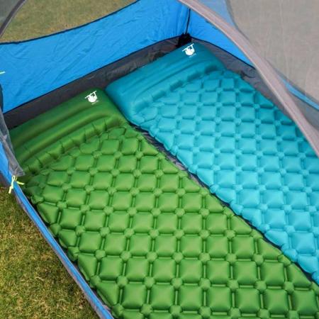 Almohadilla de dormir personalizada, colchoneta de camping, colchón de aire inflable para adultos y niños, senderismo ligero, mochilero al aire libre 