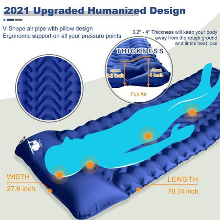 ultraligero: el mejor colchón de aire inflable compacto para adultos y niños 