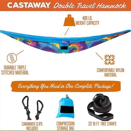 Outfitters hamaca de camping hamaca portátil hamaca simple o doble hamaca accesorios de camping para exteriores 
