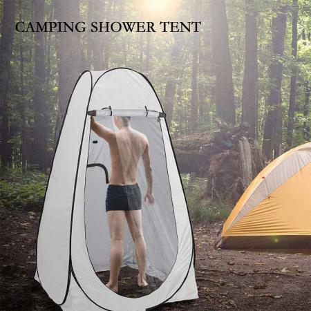 Carpa de ducha, carpa de privacidad, carpa de baño portátil para acampar, carpa de baño para campamento al aire libre, vestidor, carpa de ducha doble
 