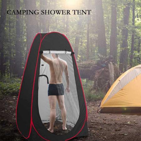 Tienda de ducha de privacidad portátil al aire libre refugio para el sol campamento tocador vestidor
 