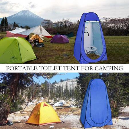 carpa de ducha para acampar, carpa de privacidad emergente para su ducha portátil, carpa de baño, vestuario portátil
 