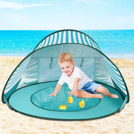 carpa de playa para bebés carpa de piscina para bebés protección UV refugios solares mini piscina portátil
 