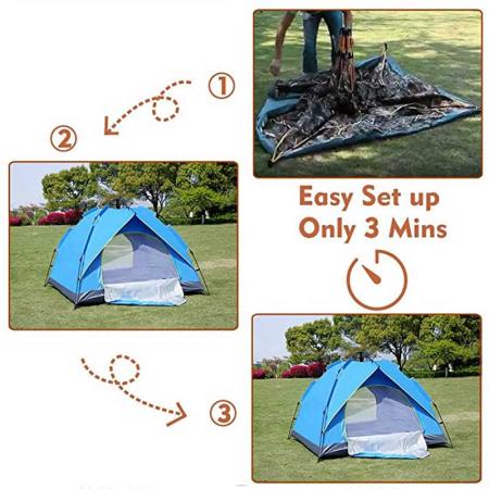 al aire libre impermeable 2-3 personas camping senderismo militar playa plegable automático emergente tienda de campaña instantánea
 
