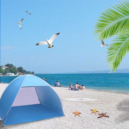 Pop-up automático instantáneo portátil al aire libre Quick Cabana Beach Carpa Sun Shelter
 