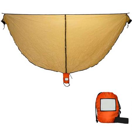 Mosquitera con logotipo personalizado, mosquitera para hamaca con sistema colgante que se mantiene fuera para acampar al aire libre
 
